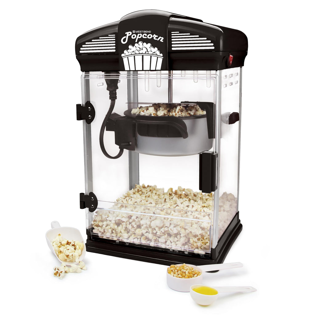 Movie Theater Popcorn Maker with Nonstick Kettle