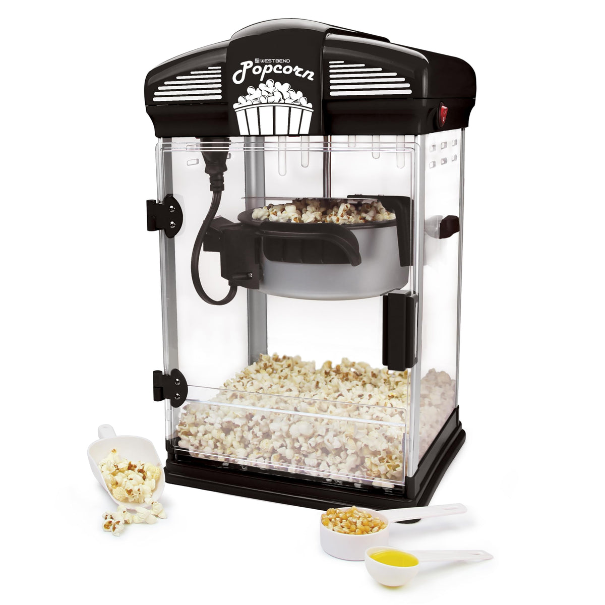 Movie Theater Popcorn Maker with Nonstick Kettle