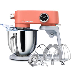 5.3 Qt All-Metal 8-Speed Stand Mixer with Timer