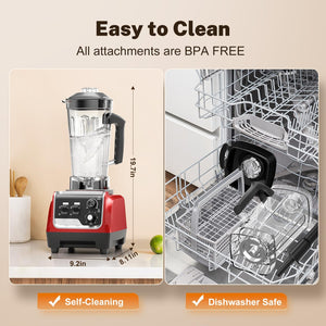 1800W High-Speed Blender with 70 oz Pitcher & To-Go Cup