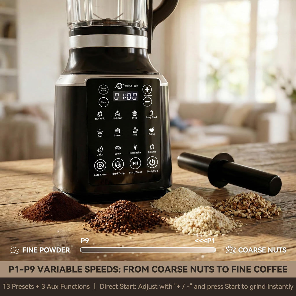 1500W High-Speed Heating Blender with 14 Preset