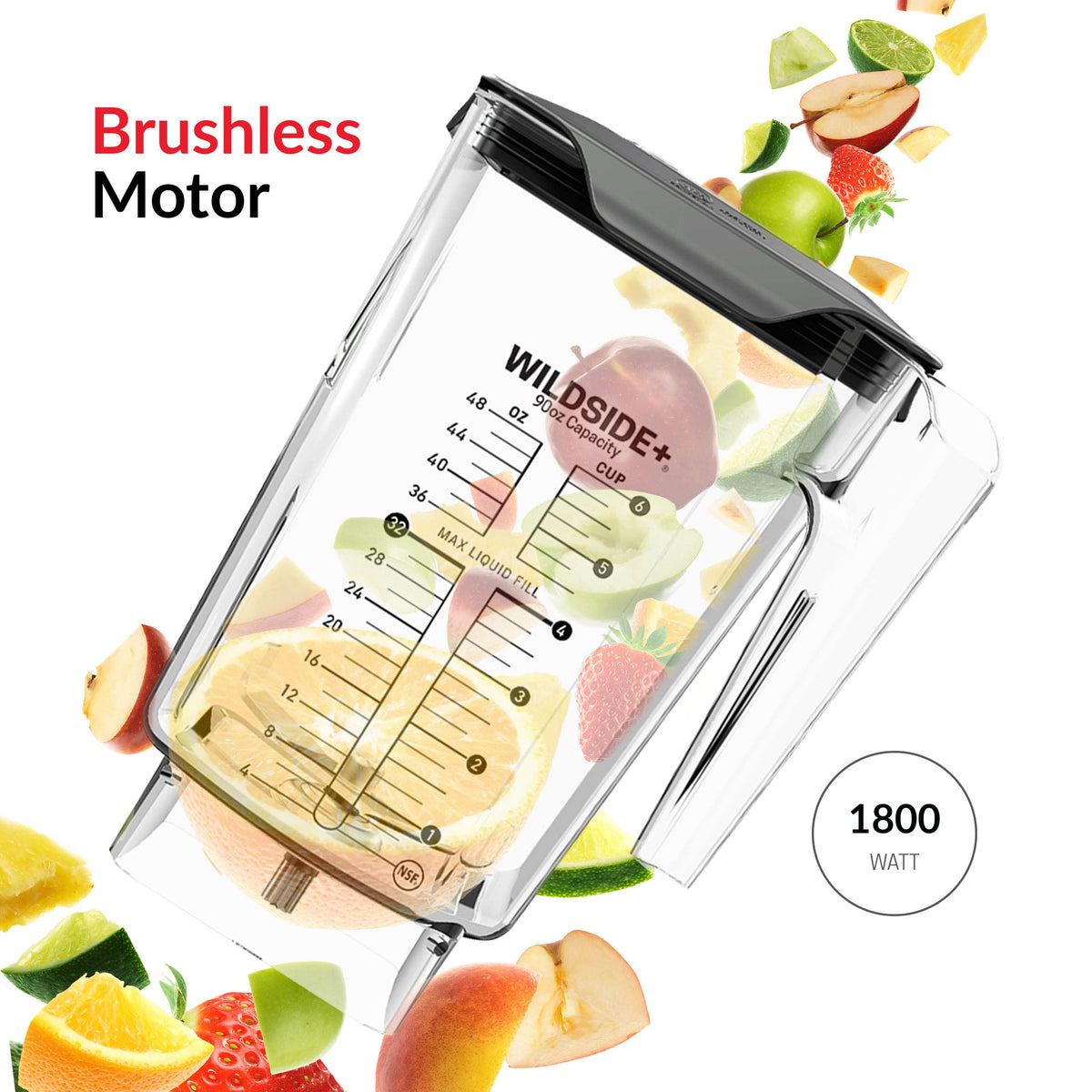 Blendtec Stealth Nitro X Commercial Blender, Blend in Cup Techology, Black
