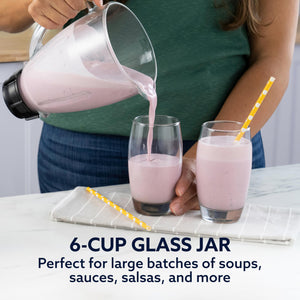 Pro 1200 with Glass Jar, 24-Ounce Smoothie Cup