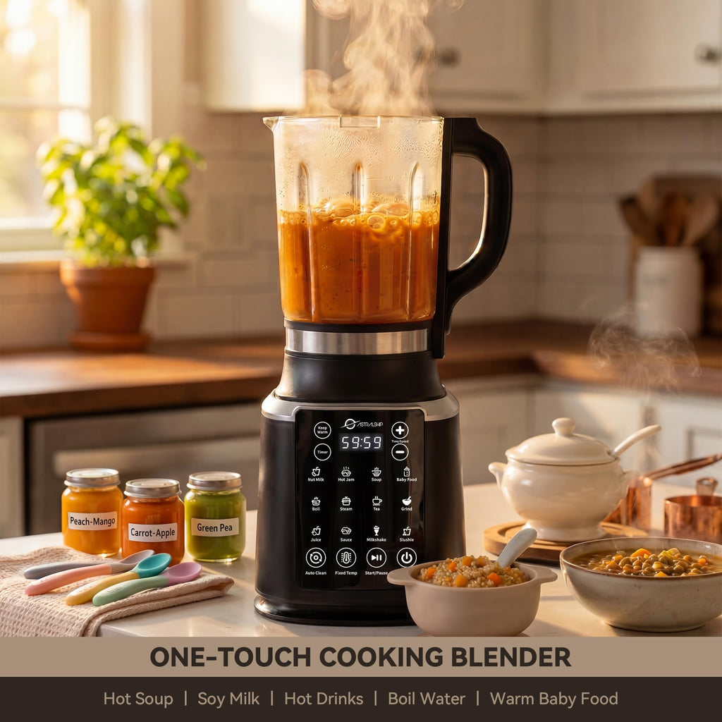 1500W High-Speed Heating Blender with 14 Preset