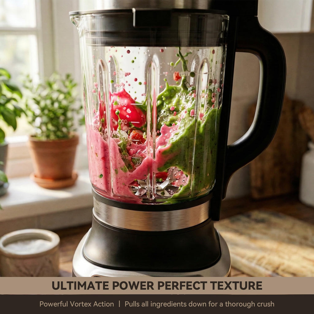 1500W High-Speed Heating Blender with 14 Preset