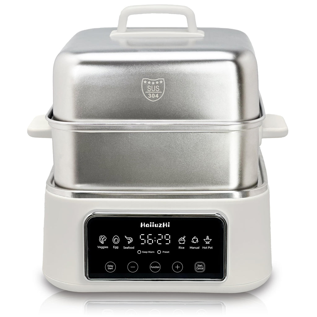 12.7 Qt Double-Tier Electric Food Steamer