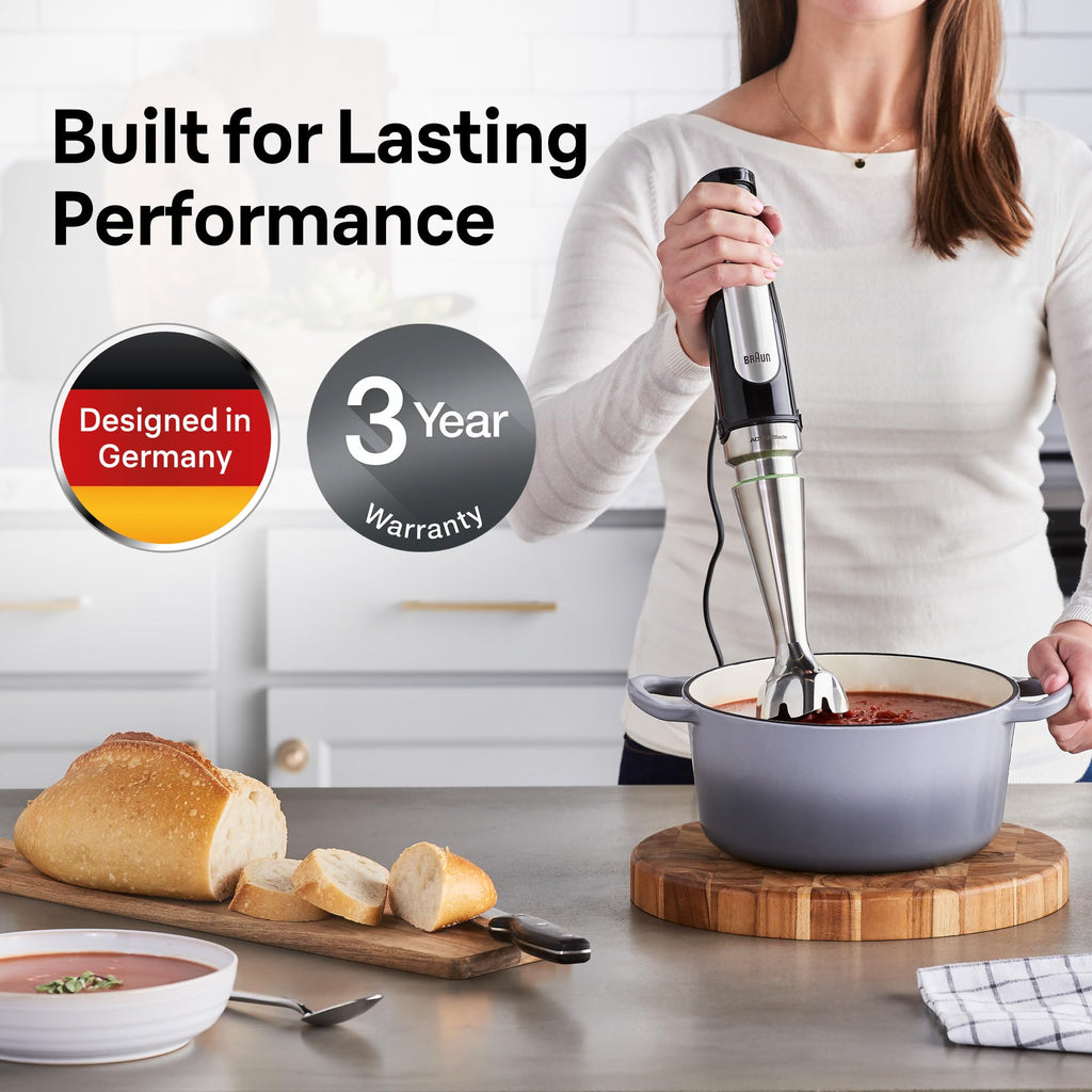 Braun MultiQuick 7 3-in-1 Immersion Blender & Food Processor