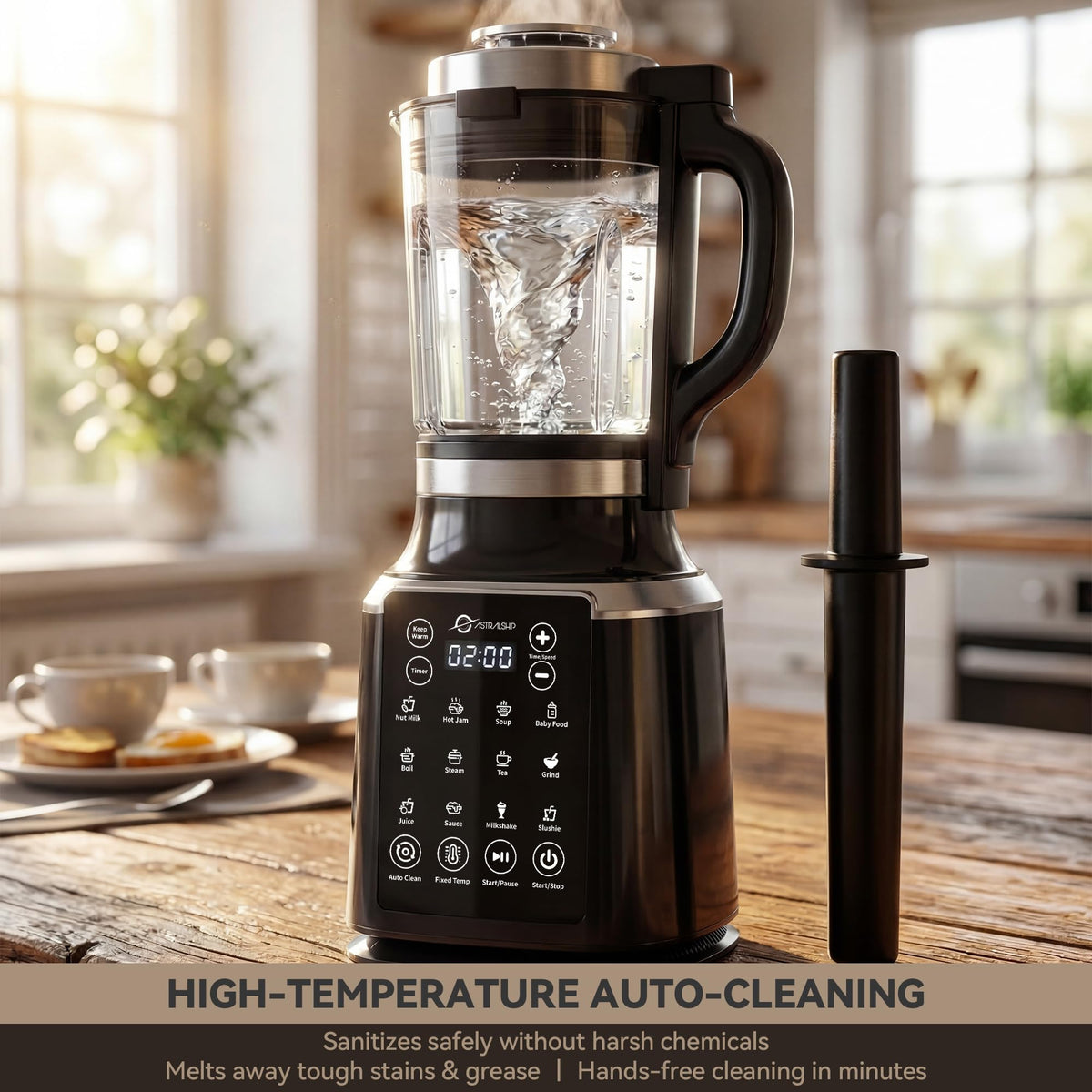 1500W High-Speed Heating Blender with 14 Preset
