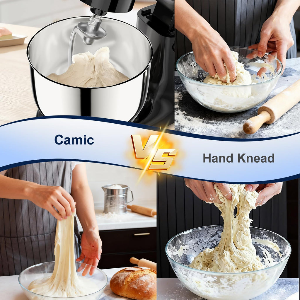 10-Speed Stand Mixer with 4.2 & 5.3 Qt Bowls
