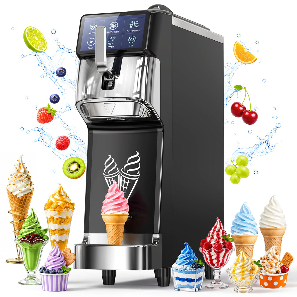 Commercial Soft Serve Ice Cream Maker Machine