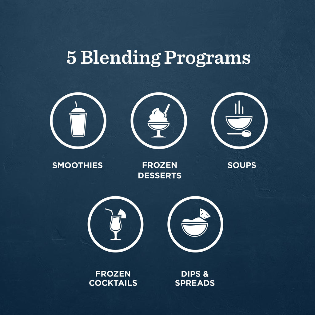 48 oz Professional Blender with 5 Preset Programs