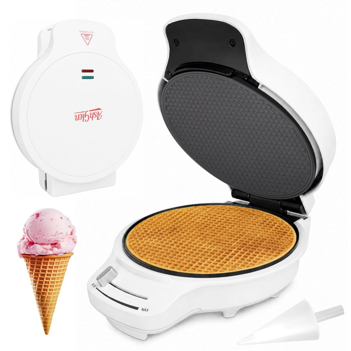 Ceramic Mini Waffle Maker01
