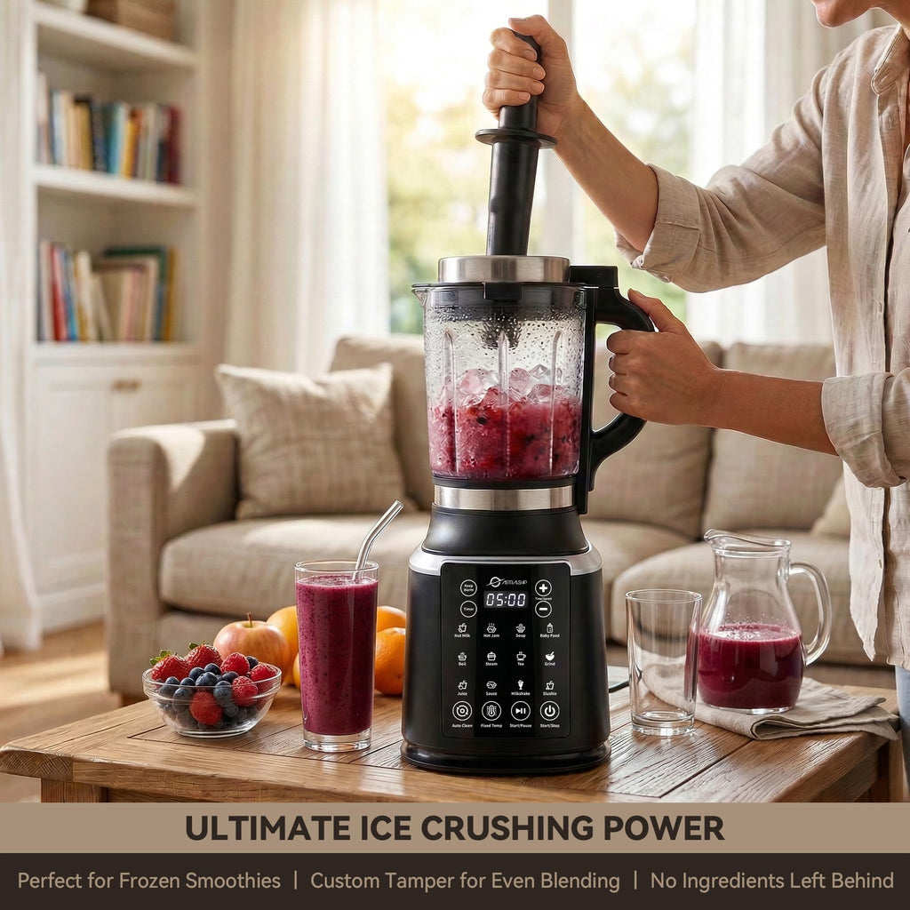 1500W High-Speed Heating Blender with 14 Preset