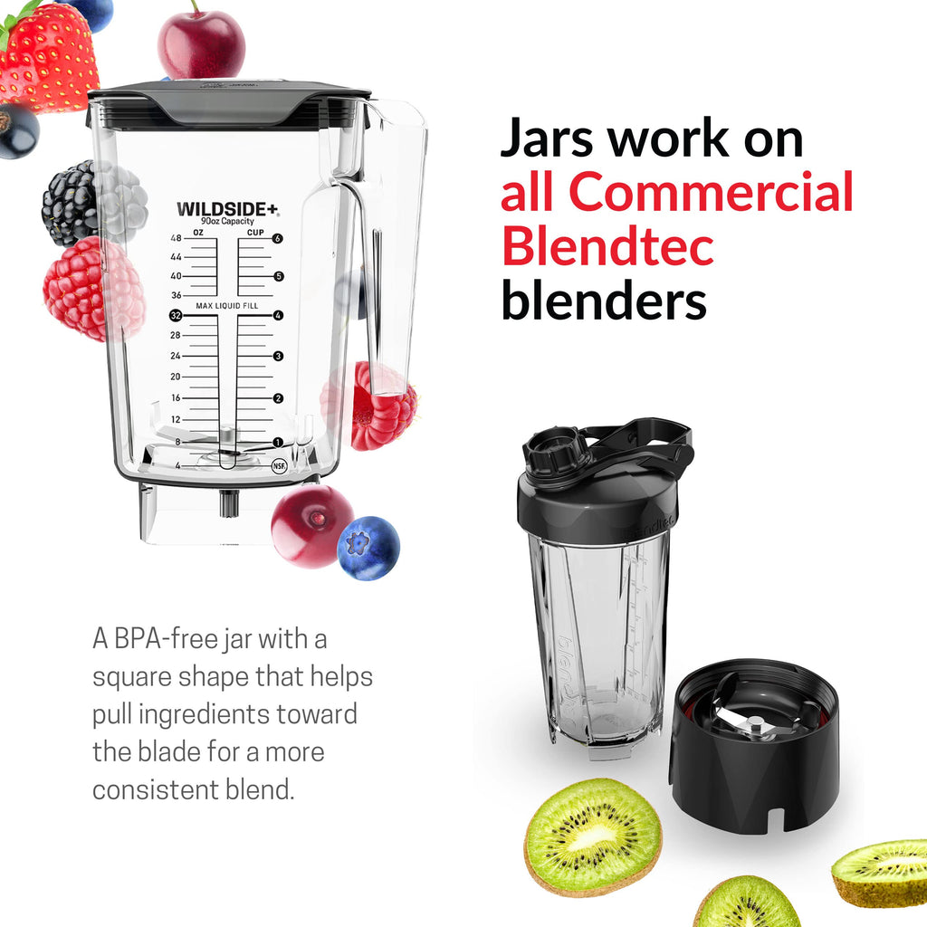 Blendtec Stealth Nitro X Commercial Blender, Blend in Cup Techology, Black