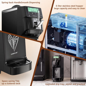 Commercial Soft Serve Ice Cream Maker Machine