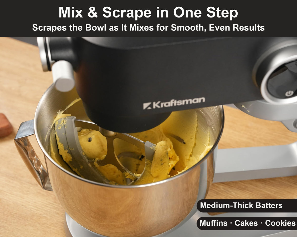 5.3 Qt All-Metal 8-Speed Stand Mixer with Timer